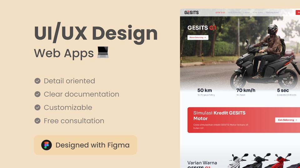 Desain Web - UI/UX Design Website - 1