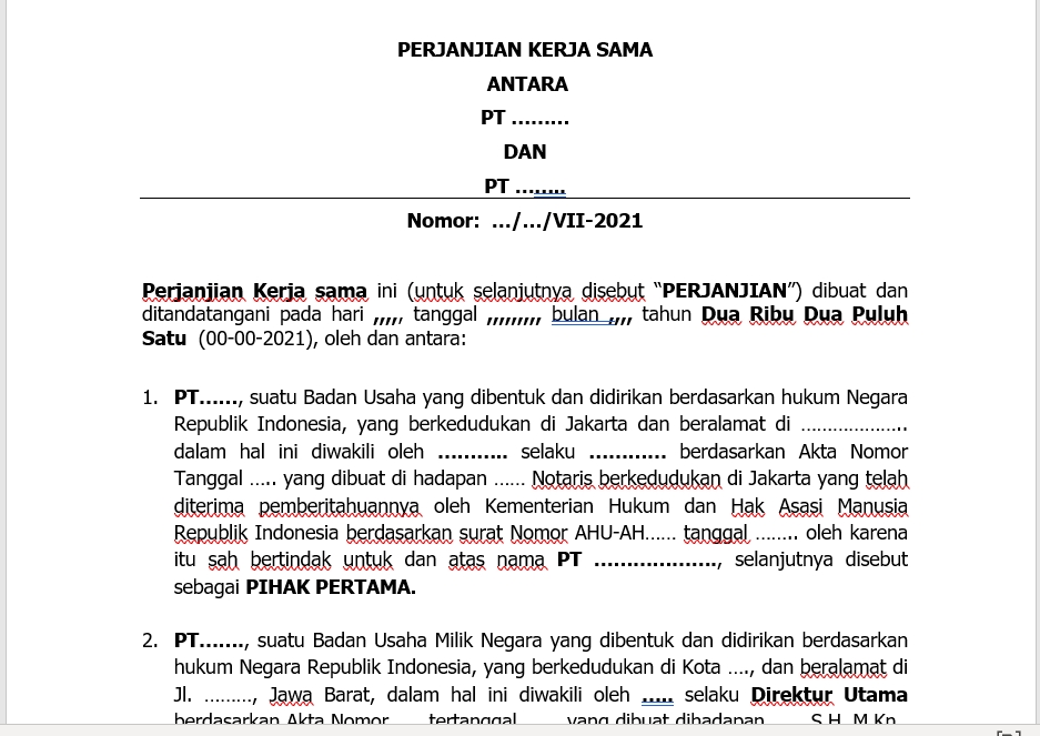 Hukum - Pembuatan/Review Perjanjian/MoU, KSO, Perjanjian Kerahasiaan, Gugatan Wanprestasi - 4