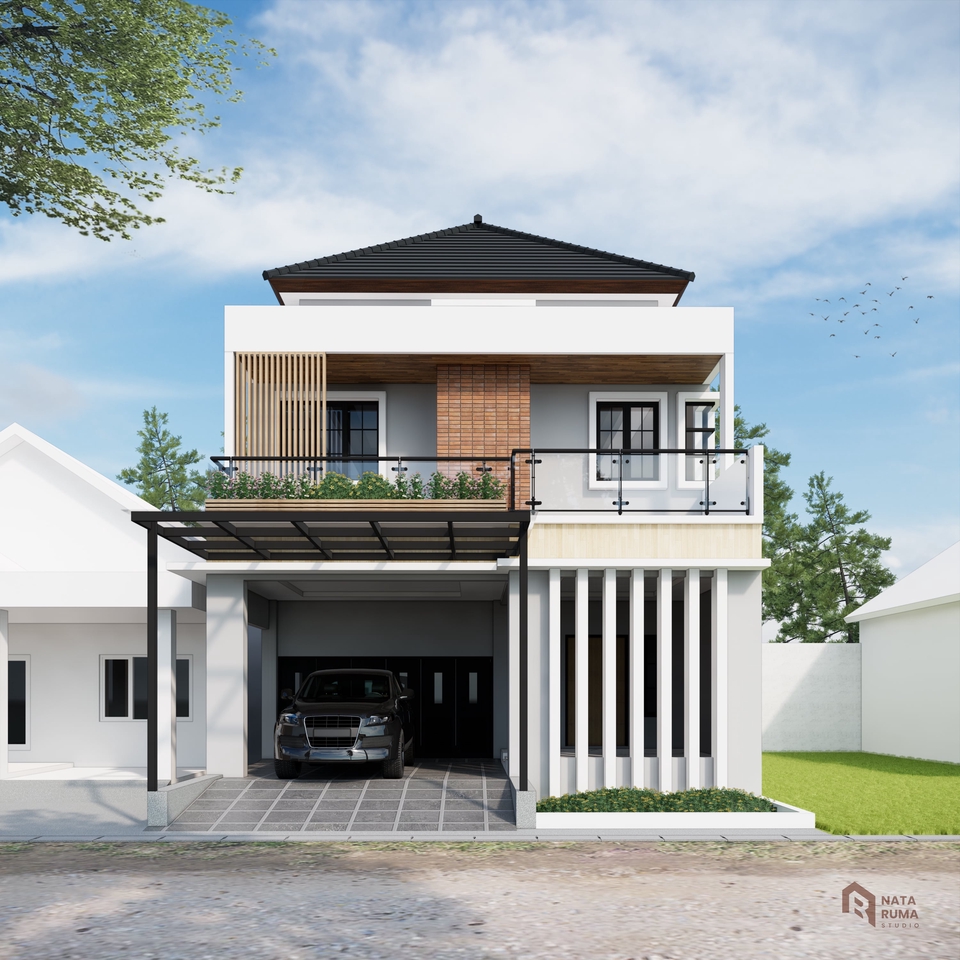 3D & Perspektif - JASA PERENCANAAN DESAIN RUMAH TINGGAL - TERJANGKAU - 14