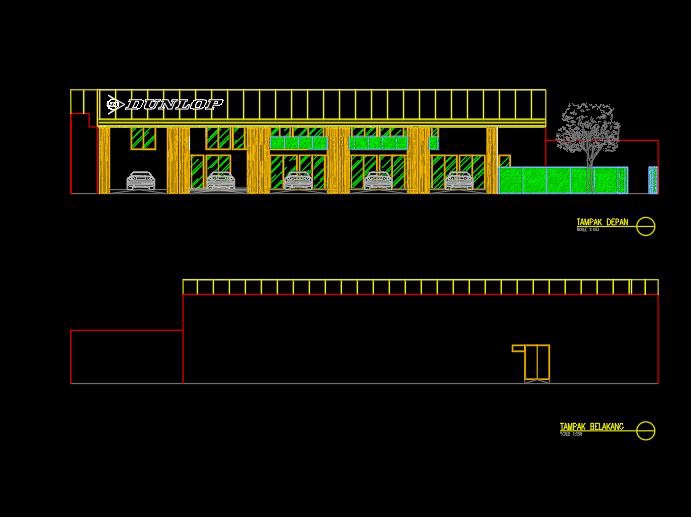 CAD Drawing - Gambar Kerja (DED - CAD Drawing) IMB - PBG - SLF untuk Bangunan Gedung, Rumah, Kantor, Cafe, dll - 6