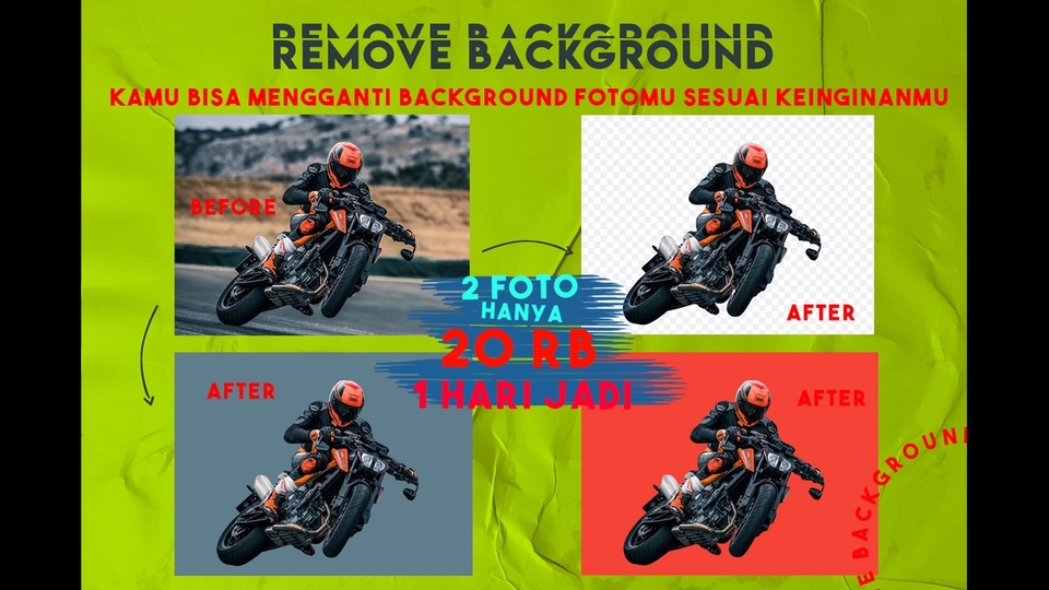 Edit Gambar & Photoshop - Edit Foto Remove Ganti Background Produk/Foto Murah, 1 Hari Jadi - 5