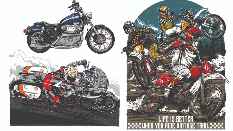 Gambar dan Ilustrasi - DESAIN ILUSTRASI MOTOR - 1