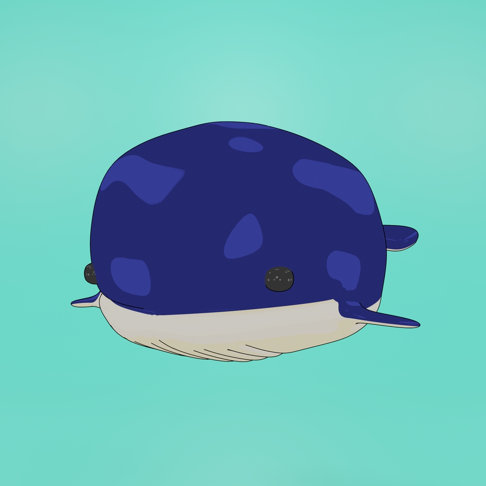 รับปั้นโมเดล 3d ปลาโลมา 3d model สินค้า 3d packshot รับทำ 3d model