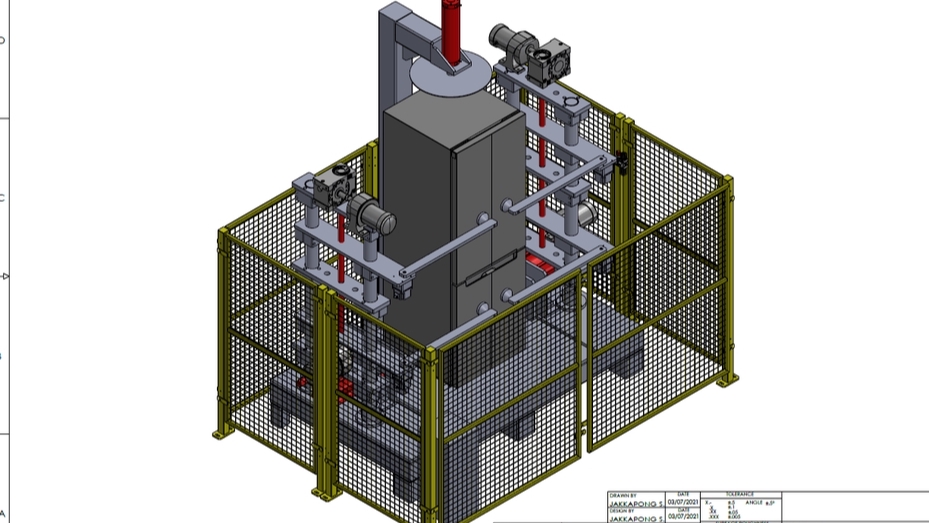 เขียนแบบวิศวกรรมและออกแบบโครงสร้าง - รับงานเขียนแบบ 2D 3D Drawing Jig&Fixture Solidwork - 1