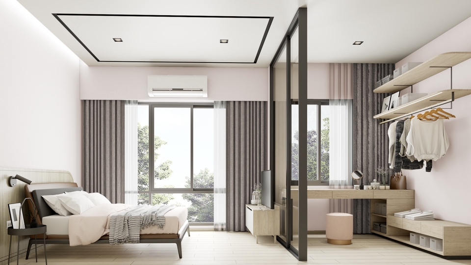 รับออกแบบทำภาพ 3D Perspective บ้าน, คอนโด, Furniture Built-in และเขียน ...