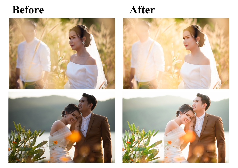 ไดคัท & Photoshop - รีทัช/ไดคัท ออกแบบภาพด้วย Pre Wedding งานรับปริญญา - 4