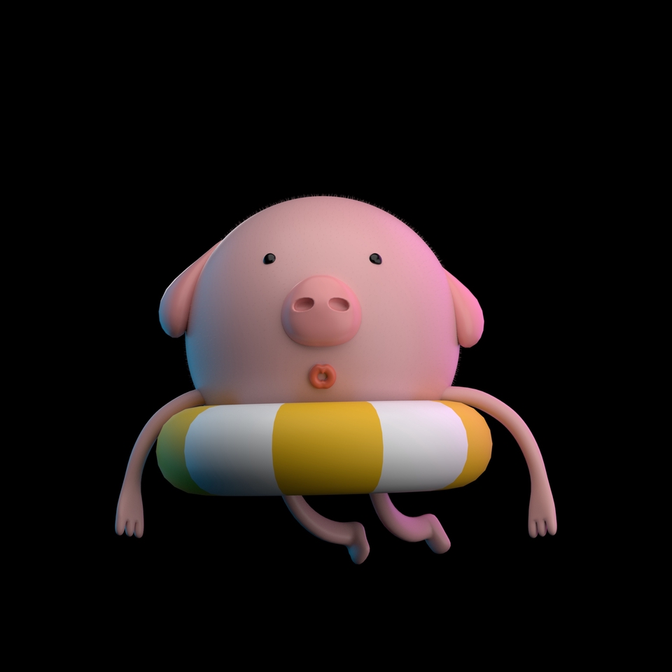 ทำโมเดล 3D - รับทำ 3D Character / Mockup - 8