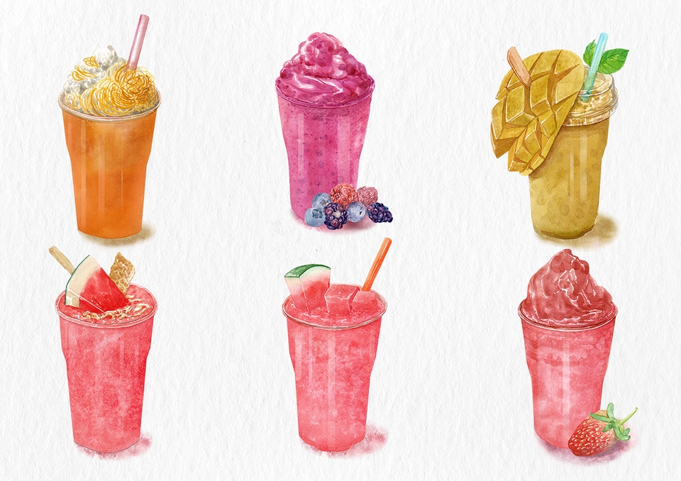 วาดภาพประกอบ - รับวาดภาพประกอบสีน้ำ Watercolor Illustration - 13