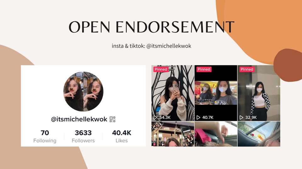 Selebgram/ Socmed - Open Jasa Endorsement Photos & Video (Reels/Tiktok) - 1