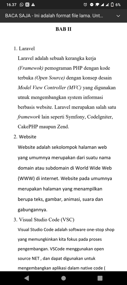 Pengetikan Umum - JASA PENGETIKAN DAN EDITING LAPORAN/MAKALAH/JURNAL/TUGAS/SKRIPSI - 3