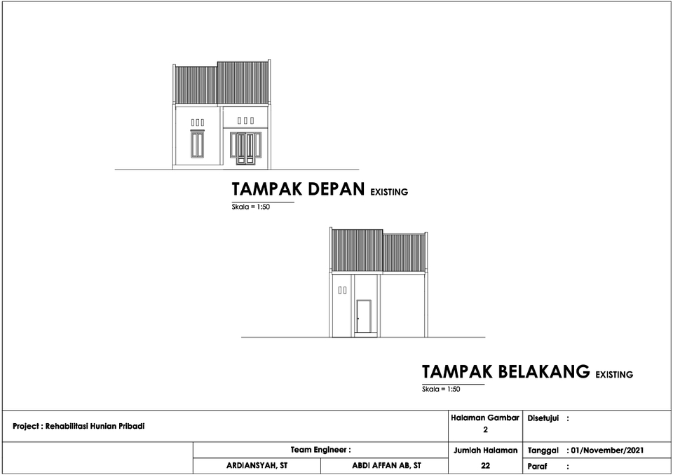 CAD Drawing - Jasa Gambar Autocad 2D & Drafter & IMB/PBG - 5