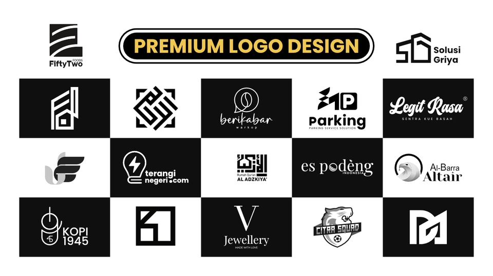 Logo - DESAIN LOGO PROFESIONAL, MODERN & MINIMALIS - 8