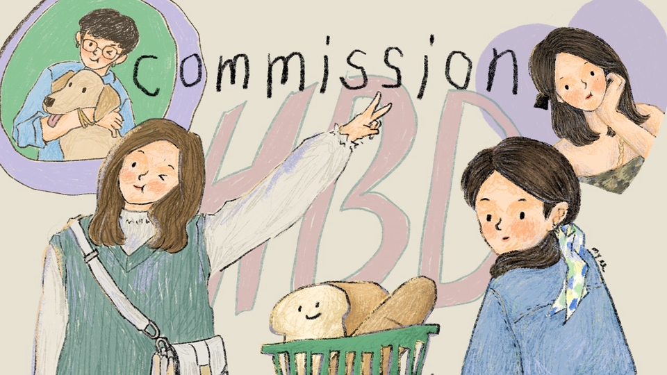 วาดภาพการ์ตูน - งานคอมมิชชั่นวาดรูปคน - 1