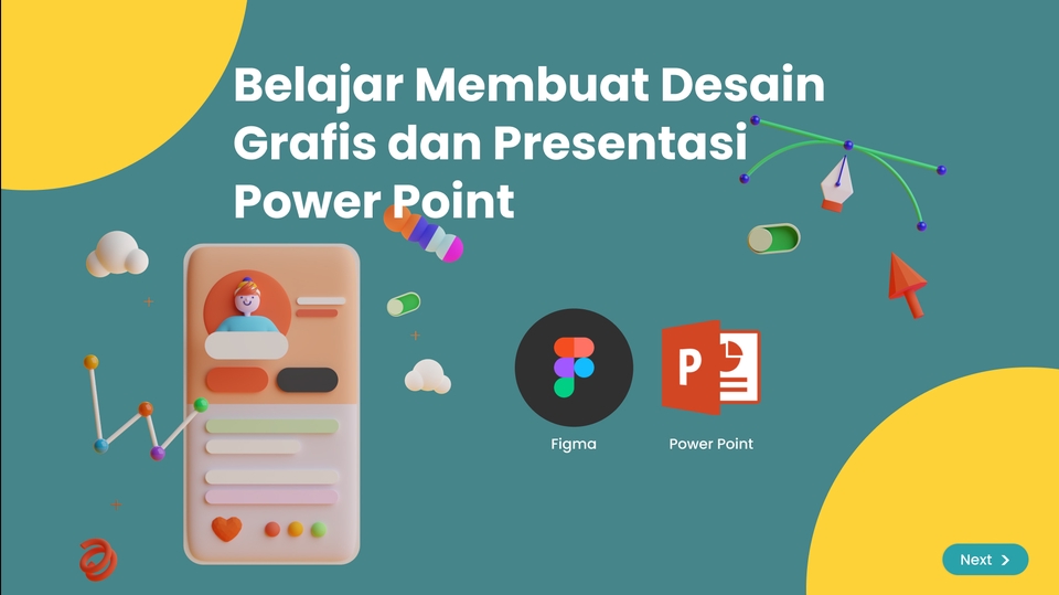 Kursus Online - Pelatihan Private Desain Grafis dan Presentasi Power Point Sepuasnya Sampai Mahir - 1