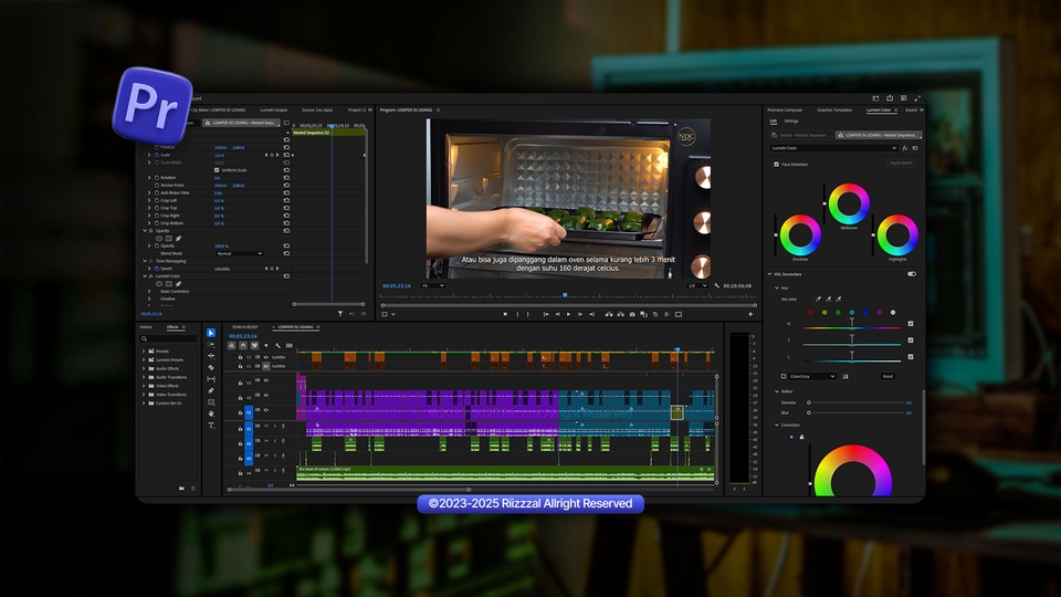 Jasa edit video freelance untuk meningkatkan SEO, dengan perangkat lunak editing profesional Adobe Premiere Pro, hasil profesional dan harga bersaing.