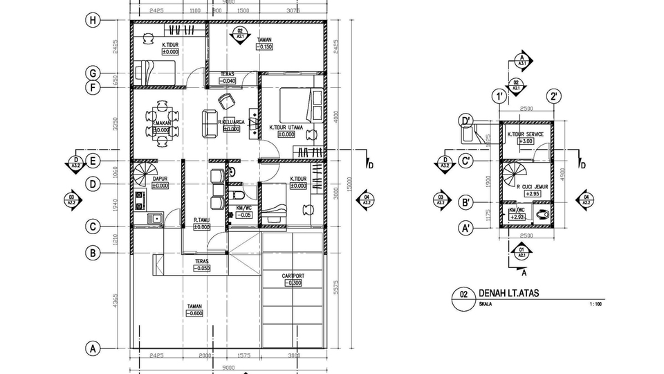Gambar dan Ilustrasi - Gambar kerja 2D autocad - 1