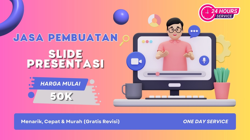 Presentasi - Jasa Desain Presentasi Murah & Menarik untuk Tugas, Pekerjaan, Komunitas (One Day Service) - 1