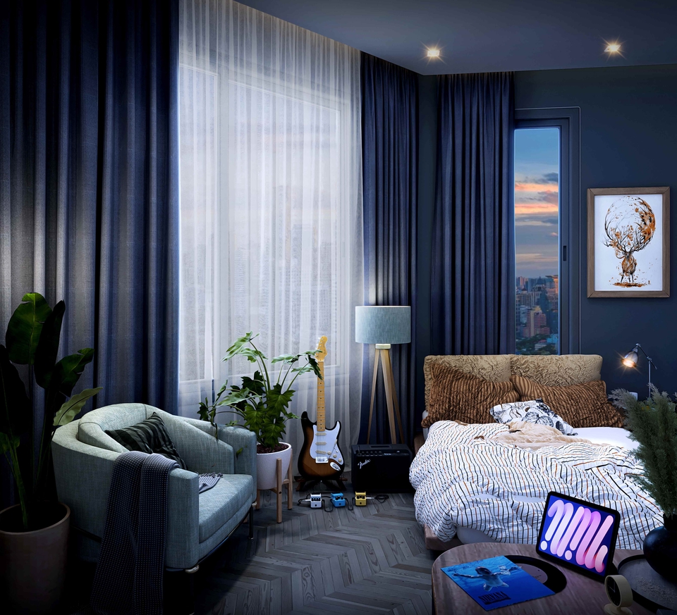 รับออกแบบบ้าน3D perspective โมเดลบ้าน3มิติ ราคาถูก