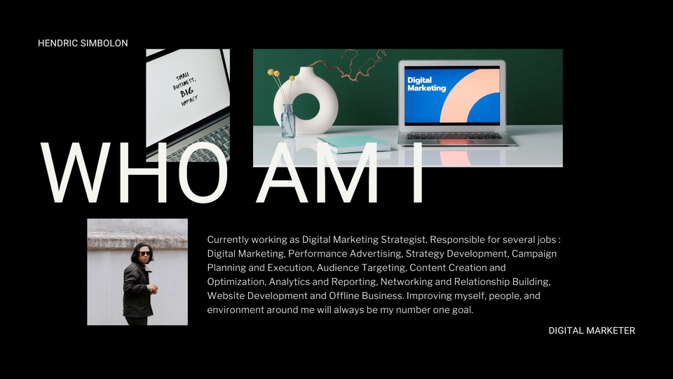 Hendric Simbolon, seorang profesional digital marketing, menunjukkan keahliannya dalam layanan pemasaran digital. Hubungi dia untuk jasa digital marketing, jasa google ads, jasa iklan facebook, dan jasa iklan instagram.