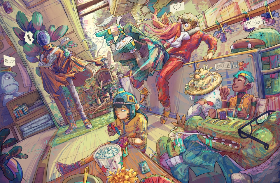 วาดภาพประกอบ - วาดภาพประกอบ สไตล์การ์ตูน - 4