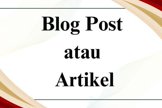 Jasa Blogger Sponsored Post & Content Placement - Membuat Blog Post atau Artikel Blog