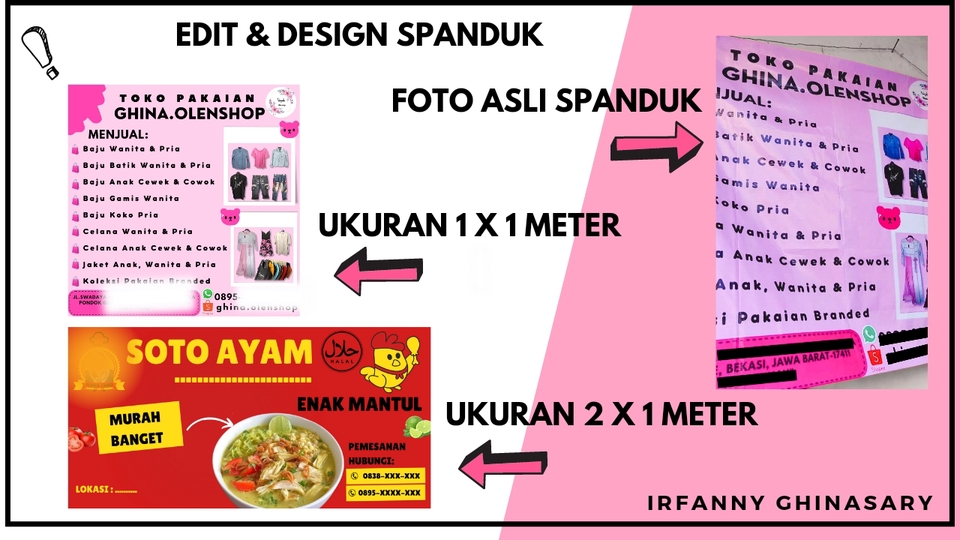 Digital Printing -  Edit dan Design Spanduk - 3