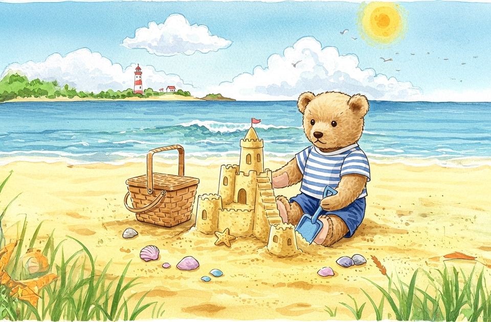 Gambar dan Ilustrasi - Ilustrasi Kartun Teddy Bear Menggemaskan, Cocok Untuk Kaos, Kartu Ucapan, Hampers! - 8