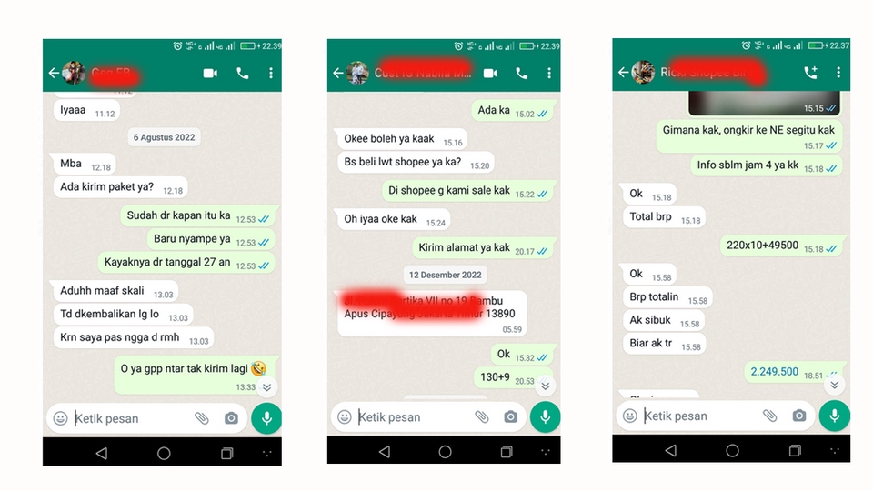 Admin Web & Page - CUSTOMER SERVICE ADMIN WA/WEB/E-Commerce/Marketplace - 3