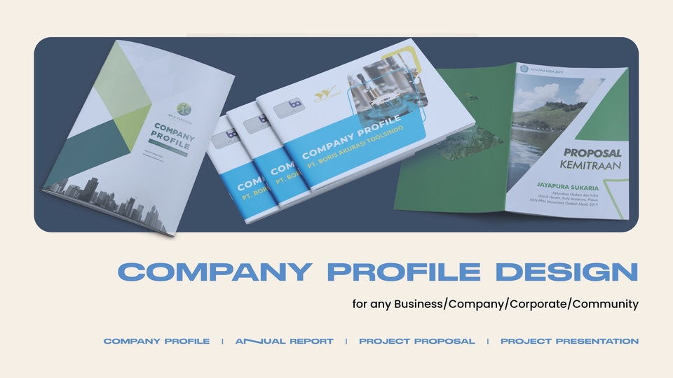 Digital Printing - Desain Company Profile, Proposal, dan Annual Report - 1