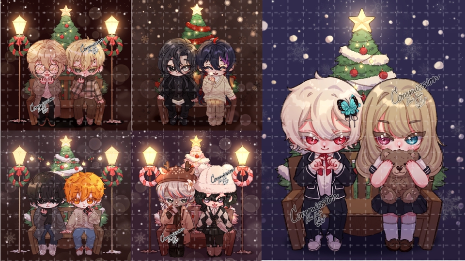 วาดภาพการ์ตูน - รับวาดรูปตัวละครสเกล Chibi SD | GRAYh - 8