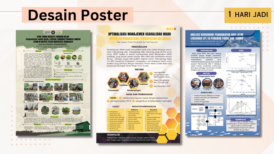 Banner Online - Desain Poster Ilmiah, Poster Publikasi Jurnal, Poster KTI, Poster Event/Lomba, Poster Tugas Kuliah - 1