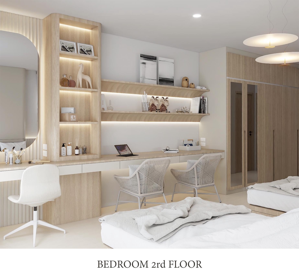 รับออกแบบตกแต่งภายในบ้านชั้น 2 พร้อมวิวสวยงาม