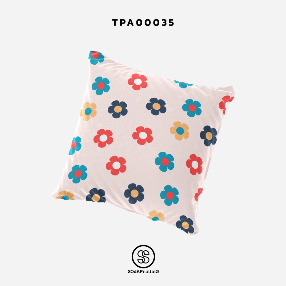 ของพรีเมี่ยมแจกลูกค้า หมอนอิงลายดอกไม้ รับผลิตของพรีเมี่ยม OEM คุณภาพสูง TPA00035