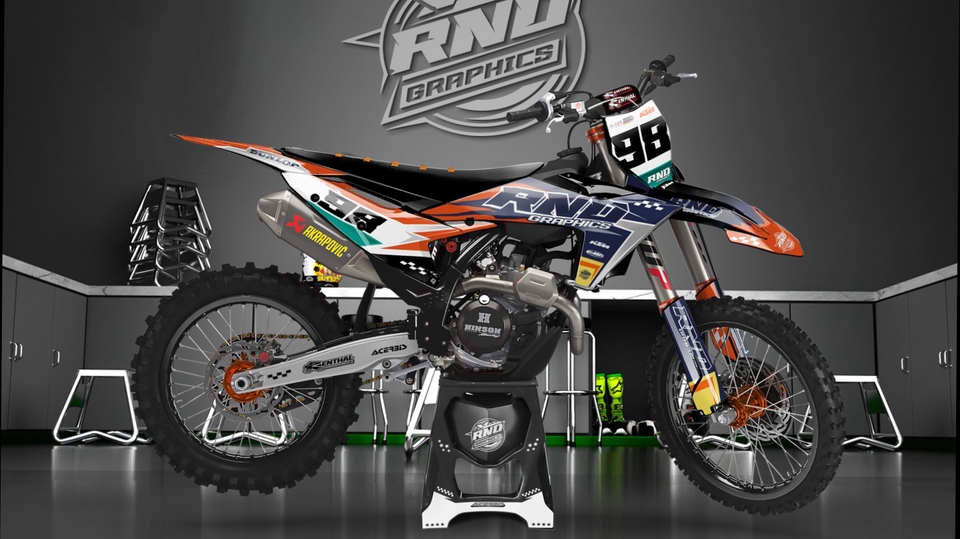 Digital Printing - Membuat design graphics pembungkus sepeda motor - 1