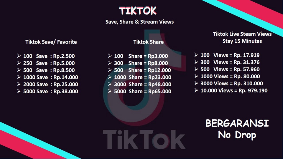 Tambah Followers - FOLLOWERS TIKTOK REAL & ORGANIK PERMANEN | NO DROP - 3