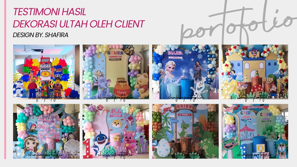 Digital Printing - BIRTHDAY PARTY DECORATION - CUSTOM THEMA DESIGNER - 10