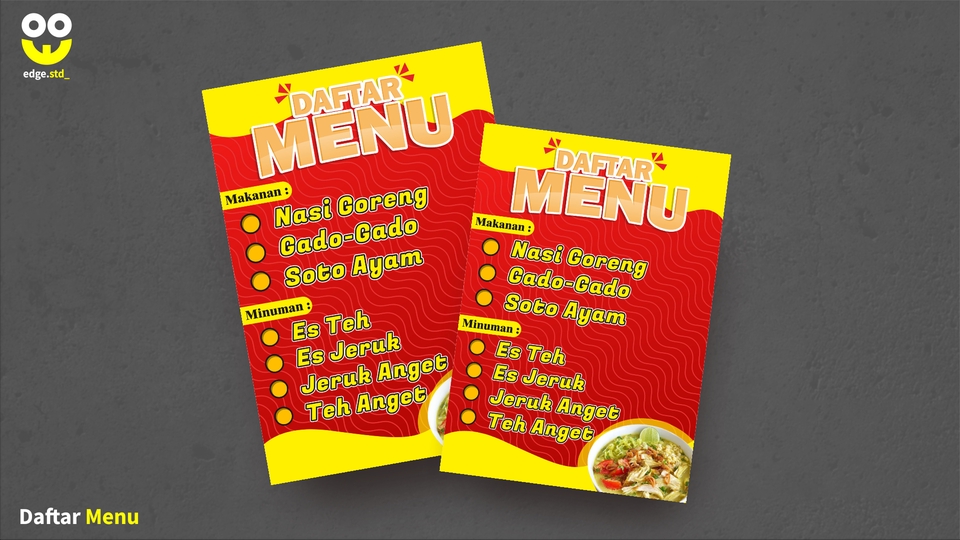 Digital Printing - DESAIN BANNER & MENU Untuk semua kebutuhan - 2