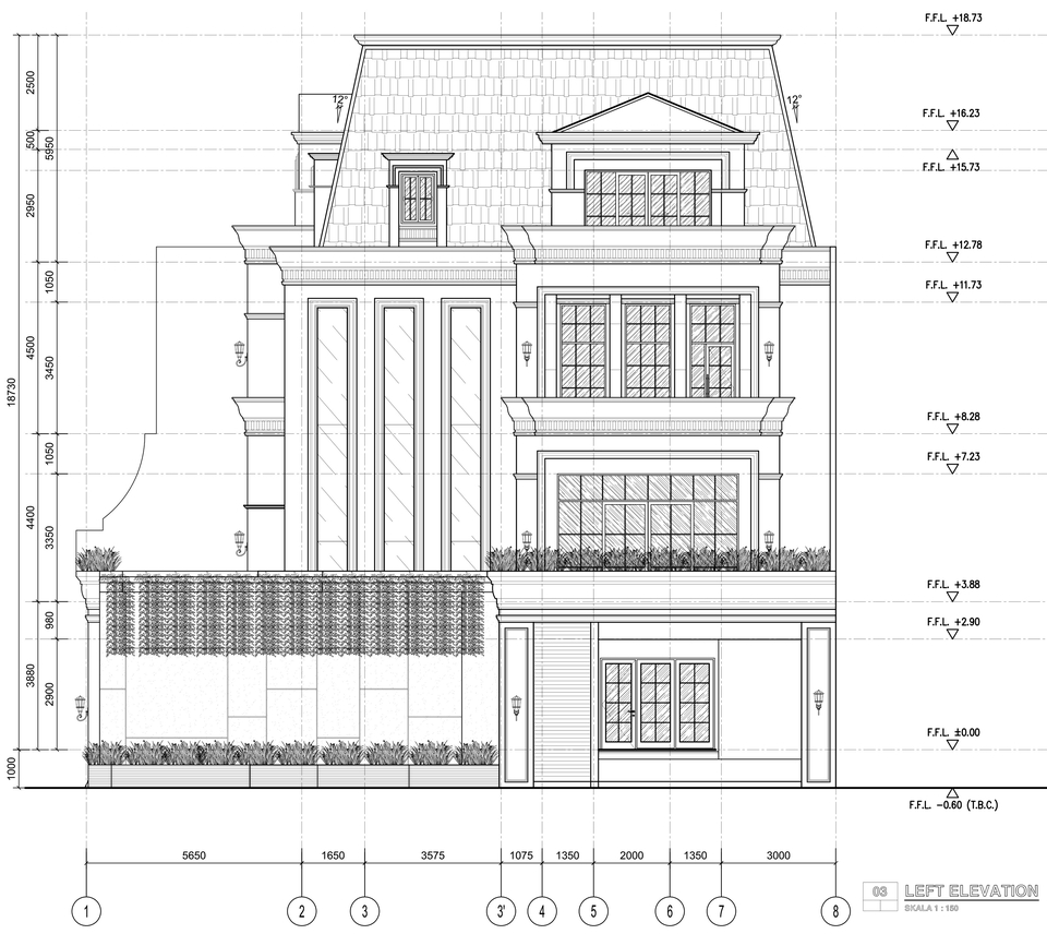 CAD Drawing - Gambar Kerja Autocad 2D : Arsitek, Struktur, MEP - 7