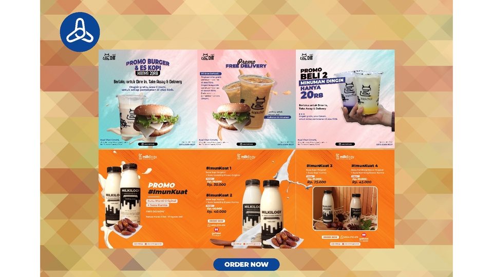 Banner Online - Desain Feed Instagram untuk Minuman & Boba - 5