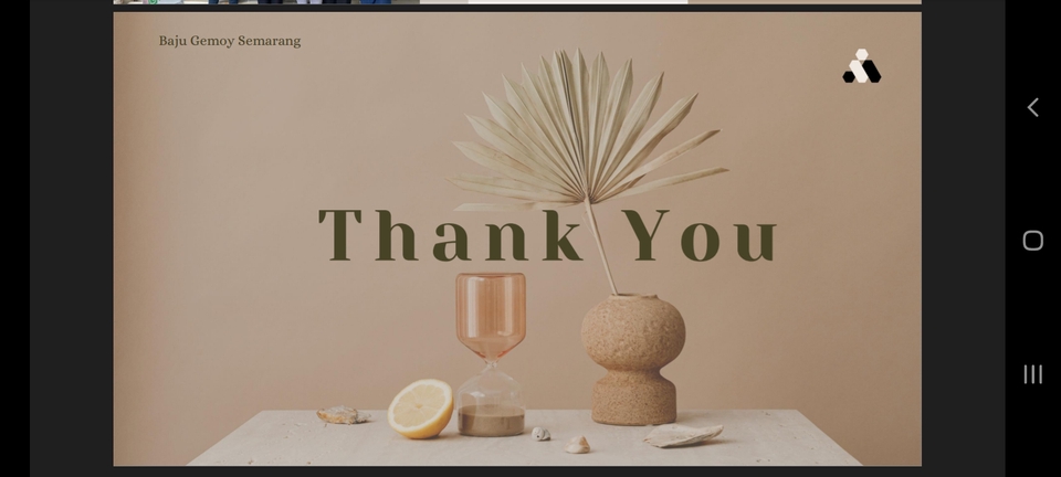 Jasa desain presentasi PowerPoint dengan desain minimalis dan estetik, cocok untuk presentasi bisnis, seminar, atau skripsi.