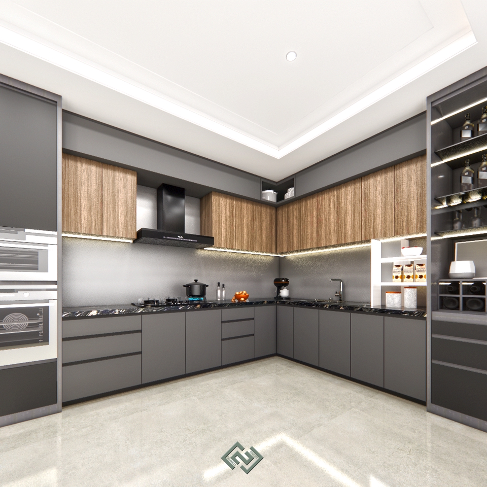 3D & Perspektif - Desain Interior 3D + Rendering dan Animasi - 8