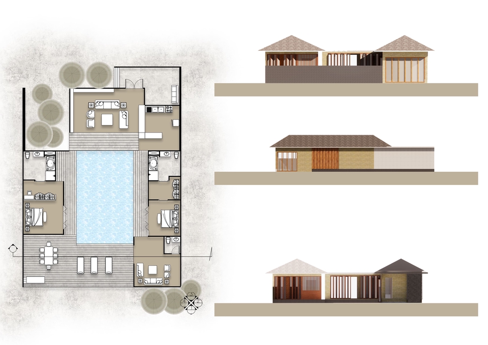 ออกแบบตกแต่งภายในและภายนอก - รับเขียนแบบ 2D และ 3D ตกเเต่งงาน ภายในเเละภายนอก - 5