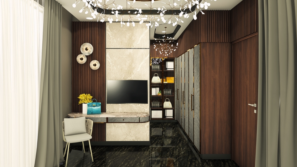 3D & Perspektif - Desain Interior (Lengkap dengan material asli) - 3D Visual, Render - 14