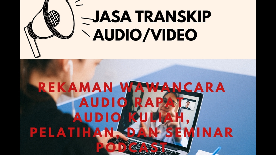 Pengetikan Umum - JASA TRANSKIP VERBATIM AUDIO/ VIDEO TO TEXT CEPAT, AKURAT, DAN TERJANGKAU - 1