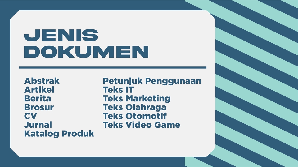 Penerjemahan - Jasa Translate Indonesia - Inggris / Inggris - Indonesia - 2