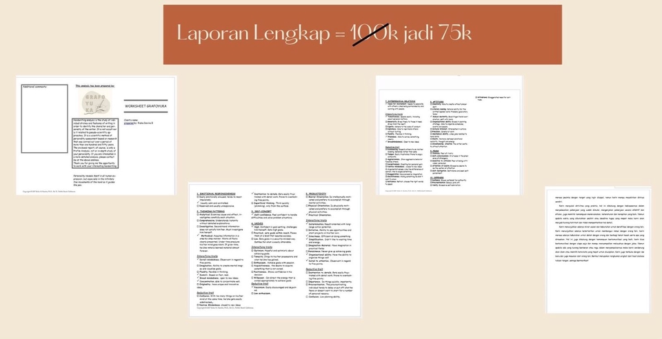 Pengembangan Diri - Analisa Singkat Tulisan tangan (grafologi) - 2