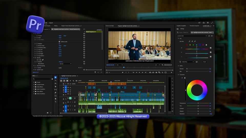Jasa edit video youtube, pengeditan video profesional dengan software Adobe Premiere Pro, untuk kebutuhan vlog, promosi, dan lainnya.