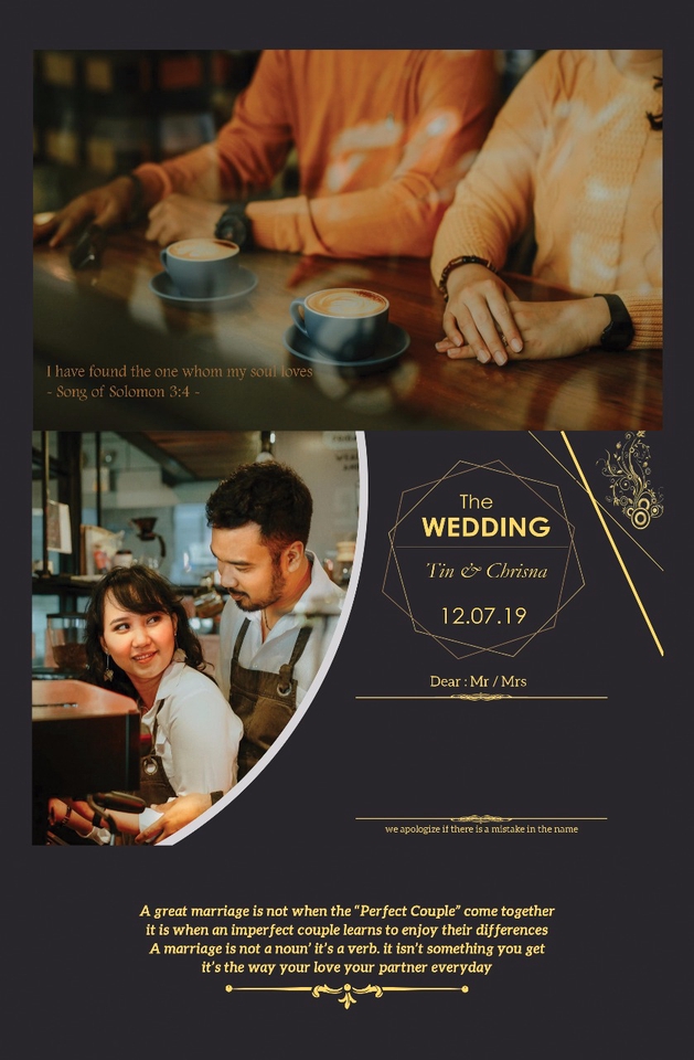 Digital Printing - Design for Wedding & any other invitation - 8