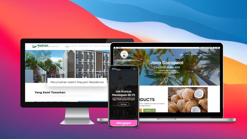 Web Development - Wordpress Website Profile Murah Bonus SEO Internal dan Setting Google - 1