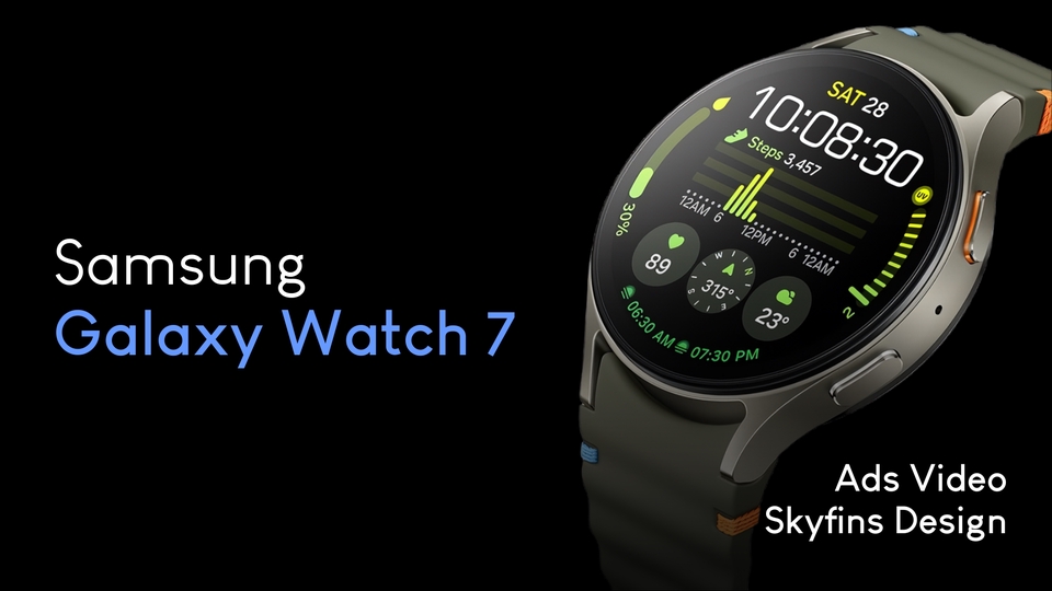 Jasa edit video youtube untuk samsung galaxy watch 7 dengan desain modern dan profesional.